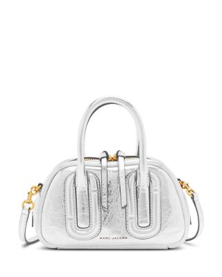 The Micro Bauletto Leather Satchel