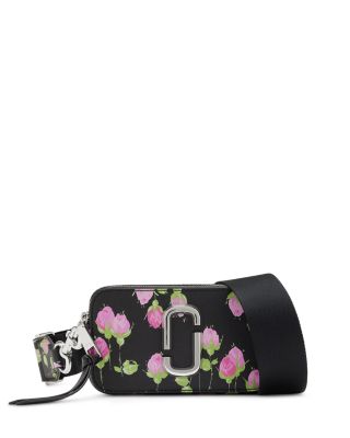 Snapshot Floral Leather Crossbody
