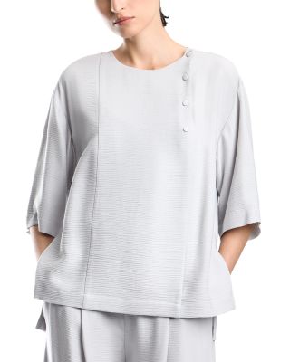 Bark Effect Textured Blouse