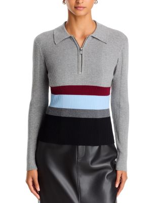 Faye Half Zip Polo Sweater