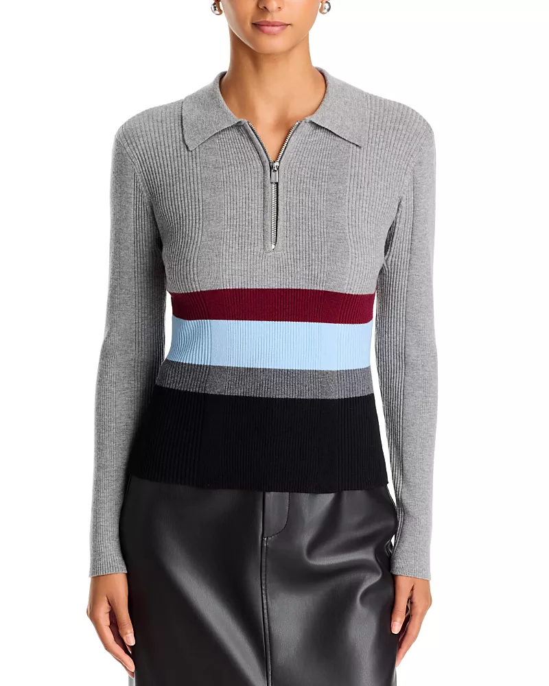 Toccin Faye Half Zip Polo Sweater