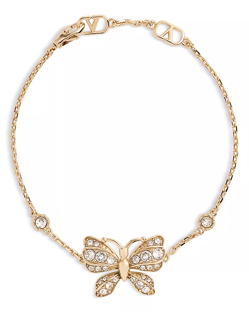 Valentino Garavani VLogo Flutterby Butterfly Bracelet