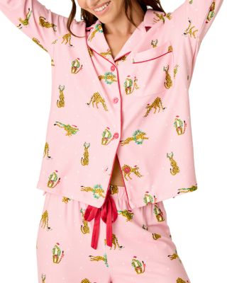 Very Merry Notched Collar Pajama Set