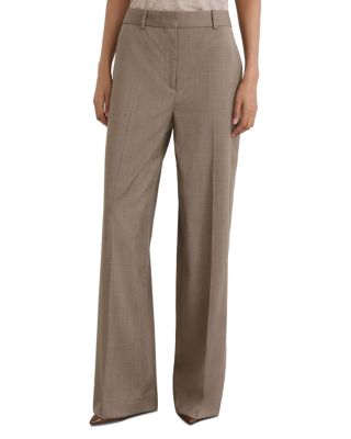 Petite Adie Wool Blend Wide Leg Pants