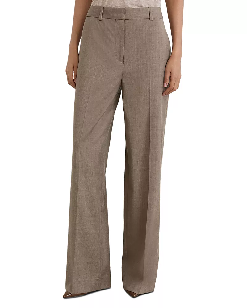 Reiss Petite Adie Wool Blend Wide Leg Pants