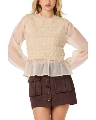 Ruby Peplum Hem Sweater