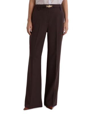 Petite Leona Belted Flare Leg Pants
