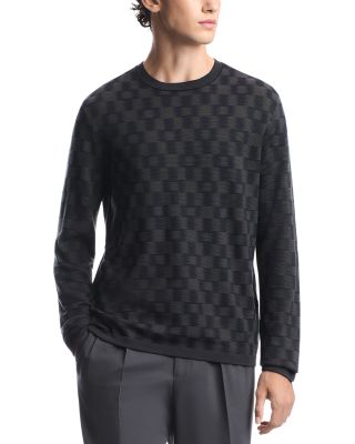 Virgin Wool Fancy Stitch Sweater