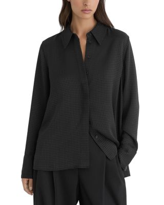 Elora Jacquard Long Sleeve Shirt