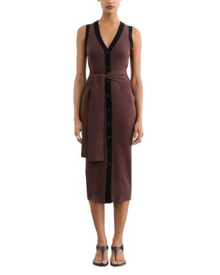 Toccin Victoria Tie Front Knit Dress
