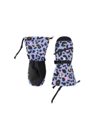 Girls' Leopard Teknik Waterproof Cordura Reinforced Winter Mittens - Little Kid, Big Kid
