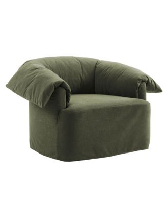  Lark Slipcovered Fabric Oversized Armchair