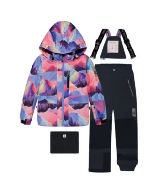 Girls' Play Mountain Jacket & Reinforced Pants Two Piece Snowsuit - Big Kid