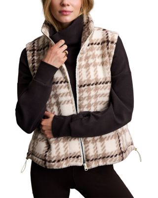 Teddy Fleece Bungee Hem Vest