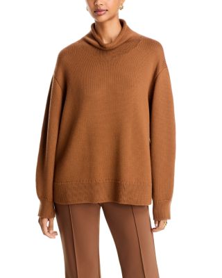 Merino Wool Funnel Neck Pullover