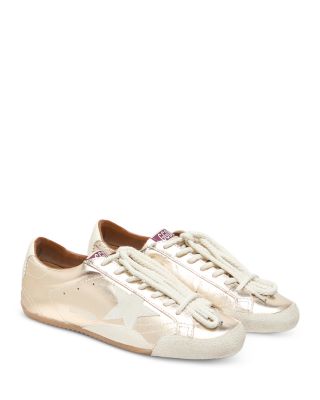 Women's True Star Laminated Leather & Suede Sneakers