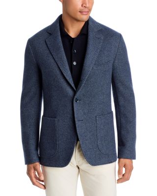 Cashmere Twill Jersey Unstructured Leisure Jacket