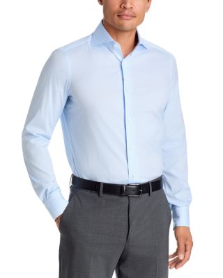 Stretch Cotton Basic Dress Shirt