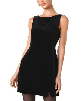 Caramia Stretch Velvet Mini Dress