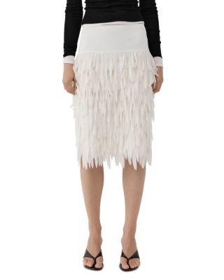 Fringe Midi Skirt