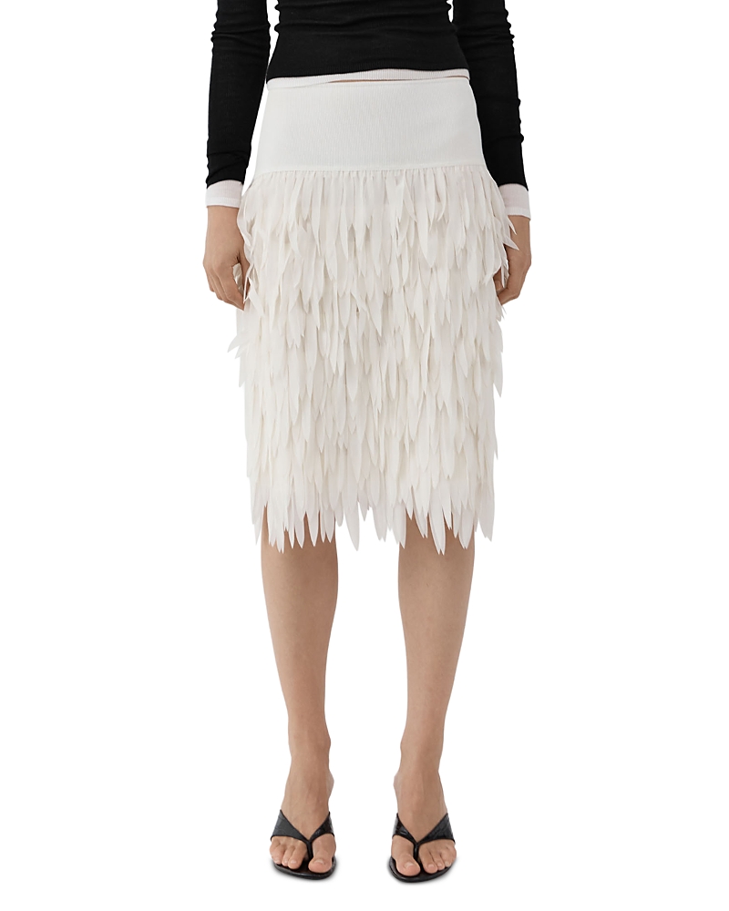 St. Agni Fringe Midi Skirt