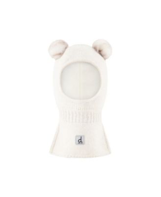  Unisex Knit Bear Ears Fleece Lined Balaclava - Baby