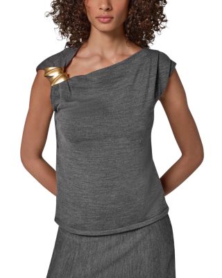 Wool Asymmetric Top