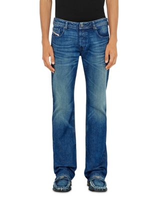 Zatiny Cotton Blend Bootcut Fit 32" Jeans in Denim
