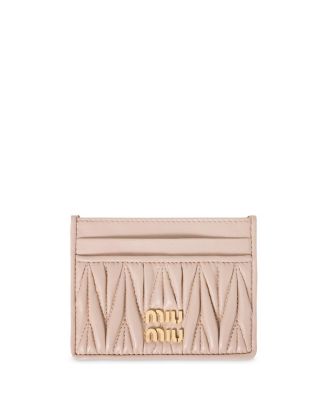  Matelasse Nappa Leather Card Holder