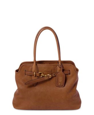 Miu Miu Aventure Nappa Leather Bag, 15.74 x 5.11