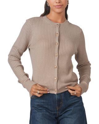 Twisted Cable Knit Cardigan 