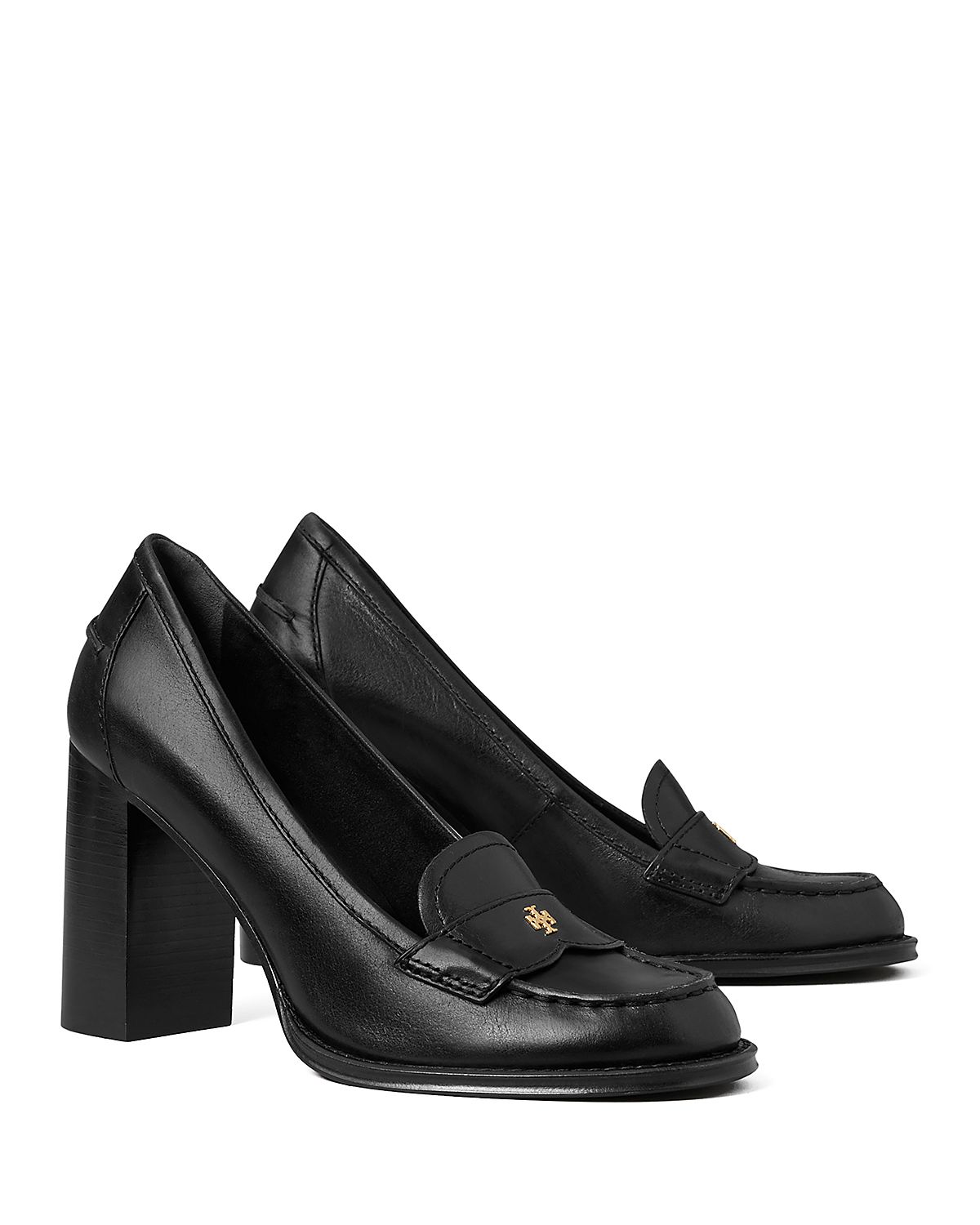 Tory Burch Women's Vintage Leather Heeled Loafers