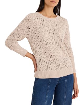 Sterling Stitch Pointelle Sweater