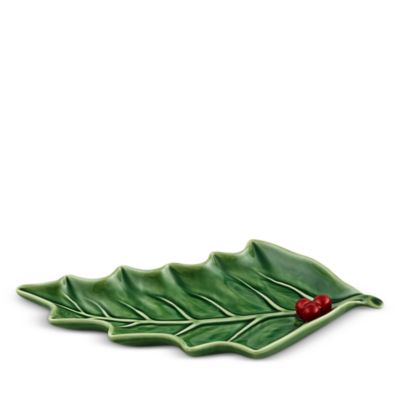 Small Holly Leaf Plate
