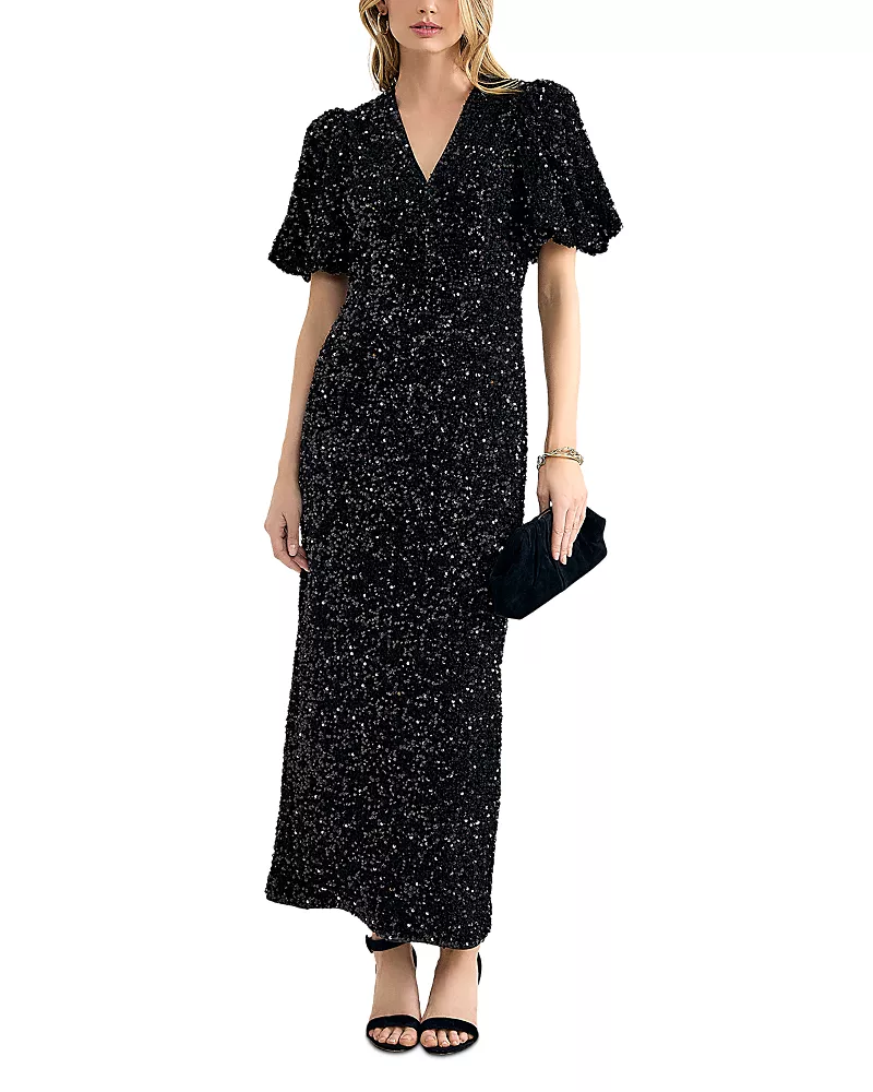 Phase Eight Elaina Sequin Maxi Dress
