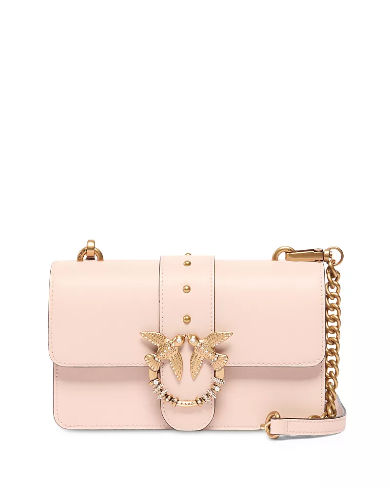 Pinko Love One Mini New Buckle Leather Crossbody