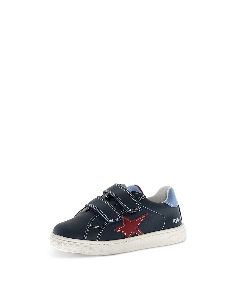 Naturino Boys' Pinn Vl Leather Star Sneakers Toddler, Little Kid