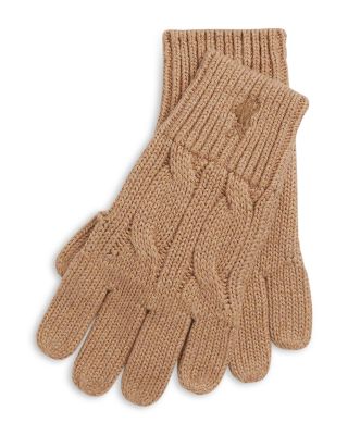 Boys' Cable-Knit Cotton Glove - Big Kid