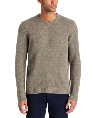 Donegal Wool Blend Crewneck Sweater