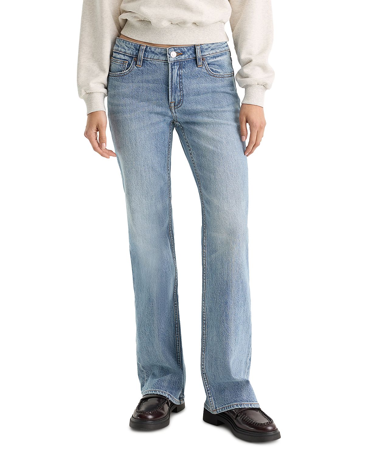 Good American Vintage Low Rise Loose Jeans
