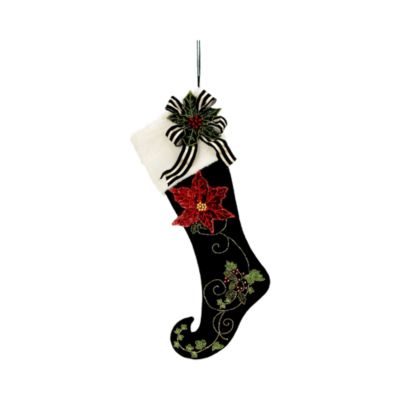 Poinsettia Ivy Stocking, 22"
