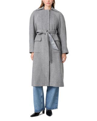 Gabriella Twill Belted Coat