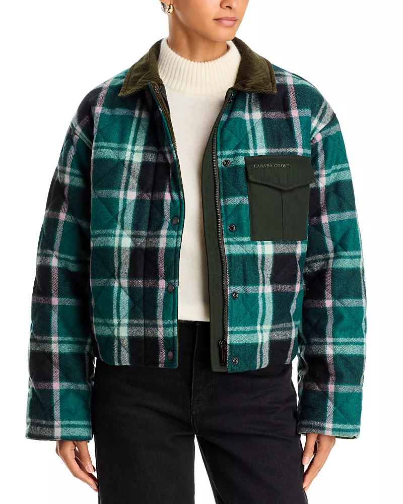 Canada Goose Terra Wool Blend Quilted Jacket