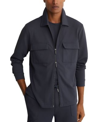 Glover Stretch Twill Zip Through Overshirt