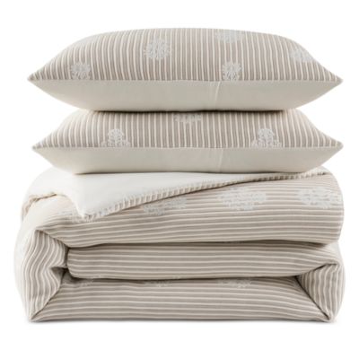 Wildflower Jacquard Comforter Set, Full/Queen