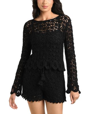 Serenity Covers Long Sleeve Top Swim Cover-Up & Serenity Covers Swim Cover-Up Shorts
