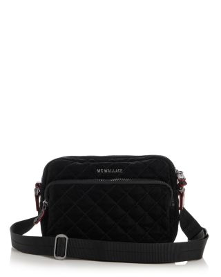 Metro Camera Tech Velvet Crossbody Bag