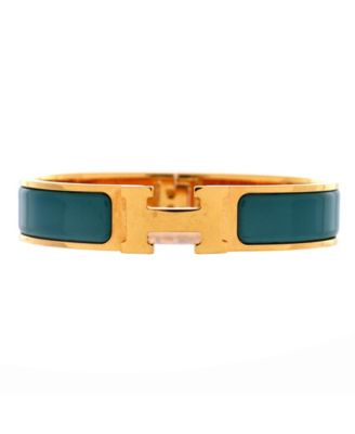 Narrow Clic H Bracelet Enamel