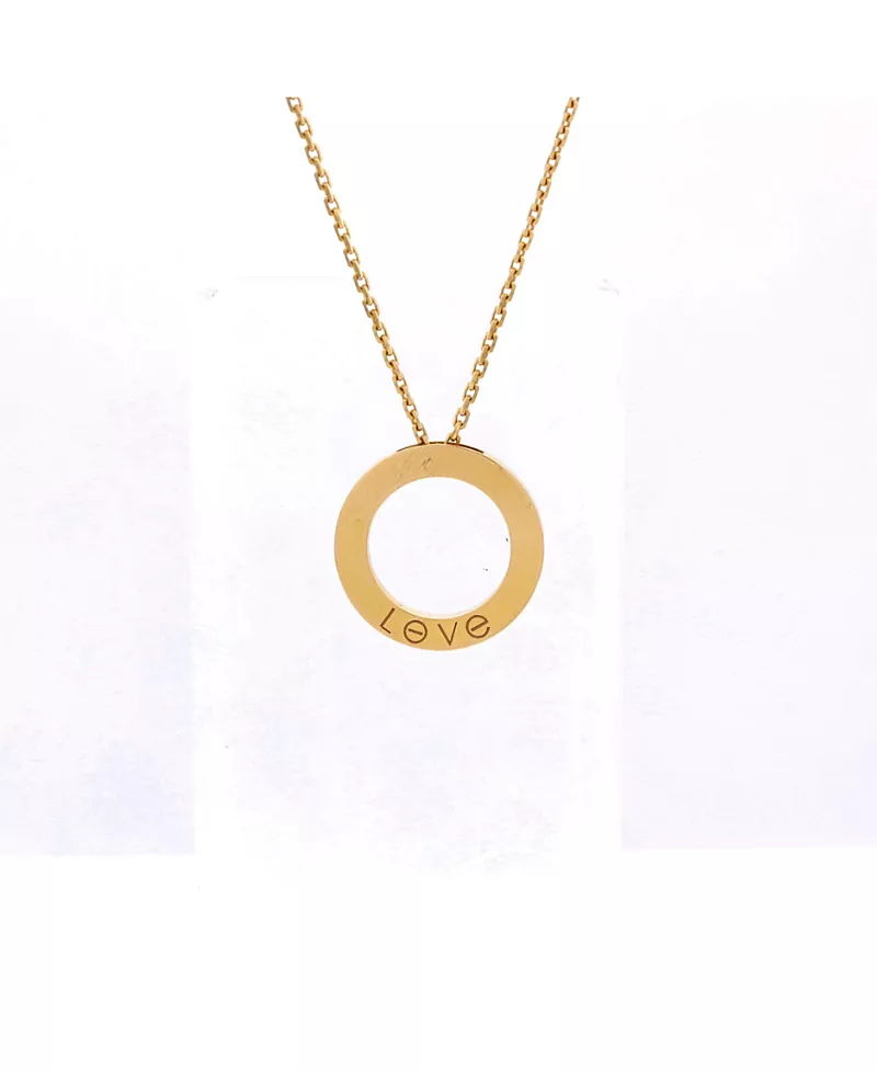 Pre-Owned Cartier Love Pendant Necklace 18K Gold, 16.75