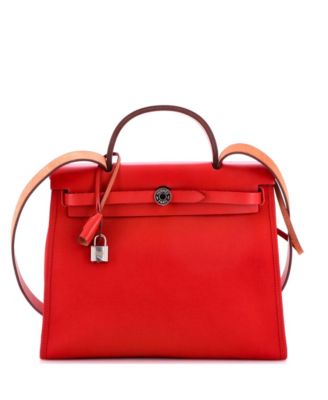 31 Herbag Zip Leather and Toile